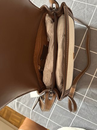 Bolso Zara Beige y Marrón