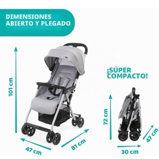 Chicco OHlalà 3 Cochecito Ultraligero Carrito Pleg