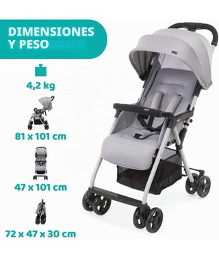 Chicco OHlalà 3 Cochecito Ultraligero Carrito Pleg