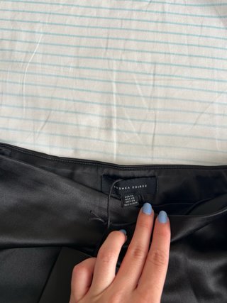 Minifalda Bershka Negra Talla XS