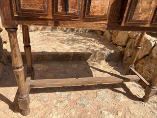 Mesa recibidor madera