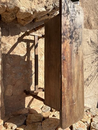 Mesa recibidor madera