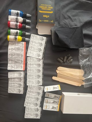 KIT y Maquina de tatuar TATTOOX, totalmente nuevo