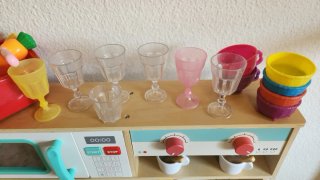 Cocinita de juguete de madera