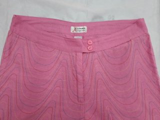 Pantalones anchos rosas