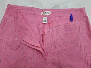 Pantalones anchos rosas