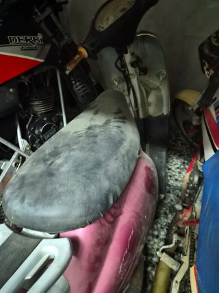 Vespa Rosa Scooter con Documentación