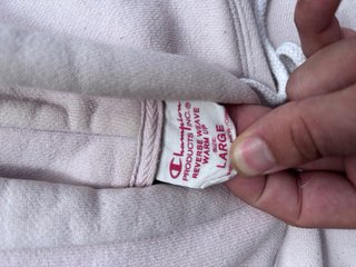 Sudadera Champion Blanca Talla L Y2K