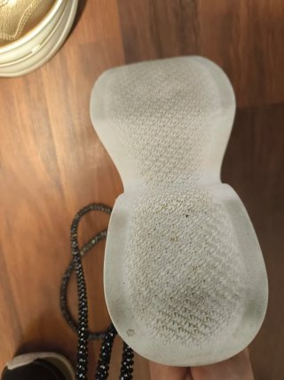 Zapatillas Michael Kors doradas y blancas