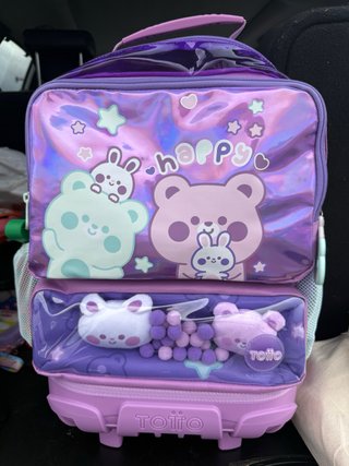 Mochila Totto Morada y Rosa