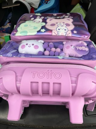 Mochila Totto Morada y Rosa