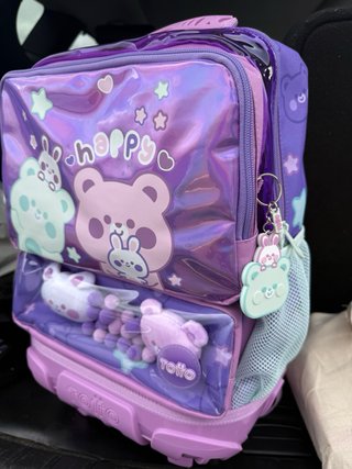 Mochila Totto Morada y Rosa