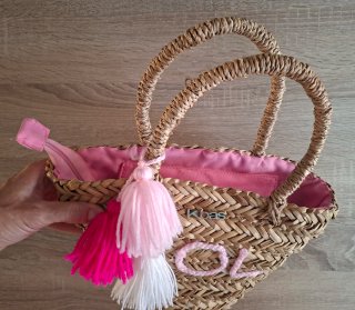Bolso Cesta Mimbre Kbas LOL