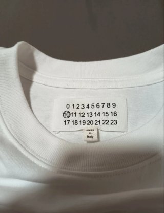 Camiseta MaisonMargielaParis Blanca y Negra TallaS