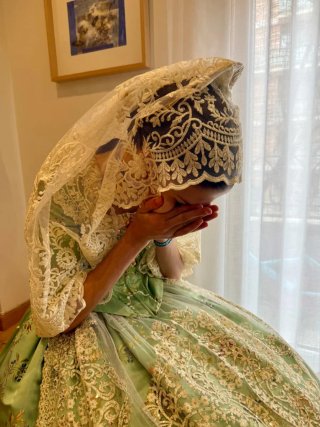 Traje Fallera Niña 9-11 Años. Actual