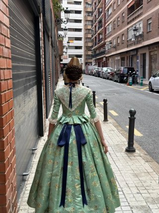 Traje Fallera Niña 9-11 Años. Actual