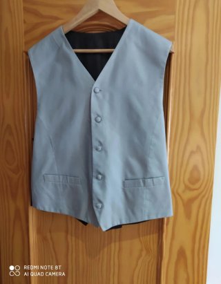 Chaqueta de traje gris hombre