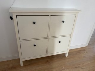 Zapatero Blanco Ikea 4 Compartimentos