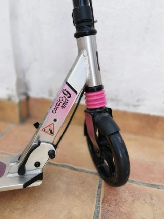 Patinete Oxelo Mid 9 Rosa (Decathlon)