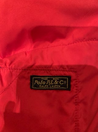 Colete Polo Ralph Lauren azul e vermelho