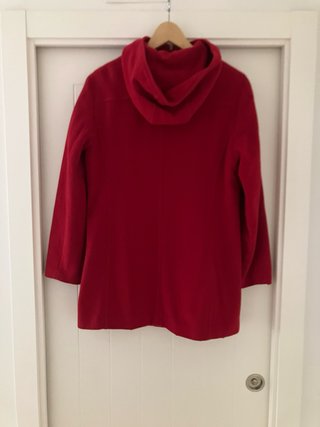 Cortefiel Trenca Lana Virgen Roja Talla M