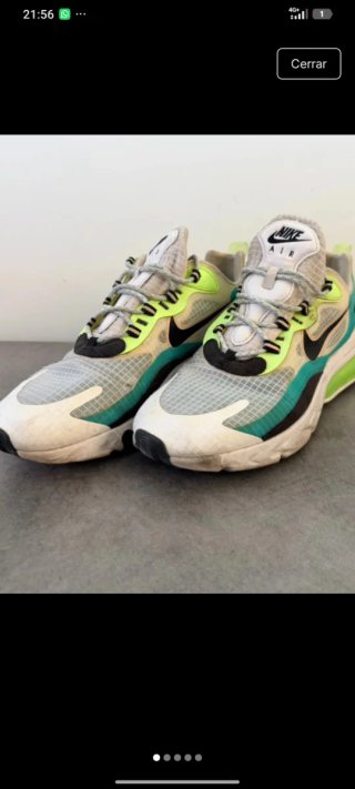 Nike Air 270 Verde y Blanco