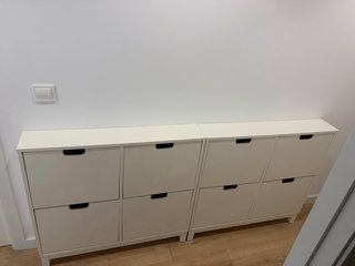 2 Zapateros Ikea Blancos. El precio es de los dos