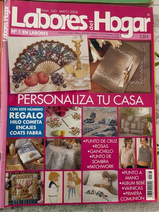 Lote revistas labores del hogar