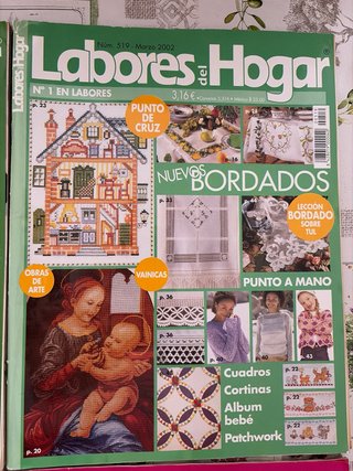 Lote revistas labores del hogar