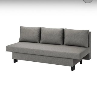 Sofá Cama IKEA Gris 3 Plazas + Almacenaje
