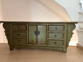 Aparador Chino Oriental Verde