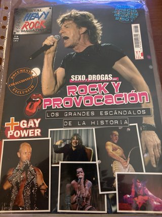 Lote 3 revistas portadas Stones + 2 posters