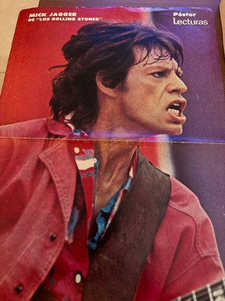 Lote 3 revistas portadas Stones + 2 posters