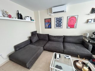Sofá Chaise Longue Gris Antracita