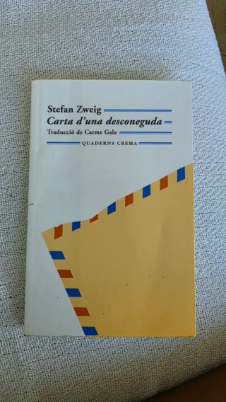 Carta d'una desconeguda