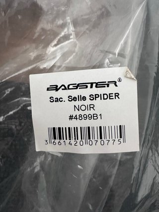 Bolsa de depósito BAGSTER Spider Black.