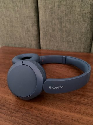 Fones de ouvido azul