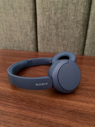 Fones de ouvido azul