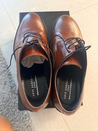 Luis Gonzalo Zapatos Piel Marrón Talla 41