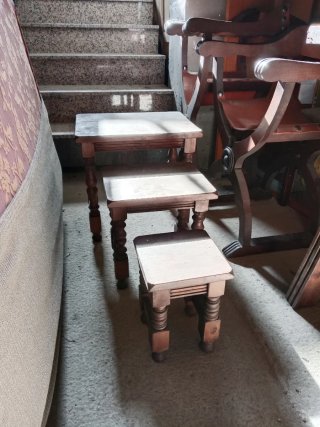 Conjunto Muebles Castellanos de Madera Maciza.