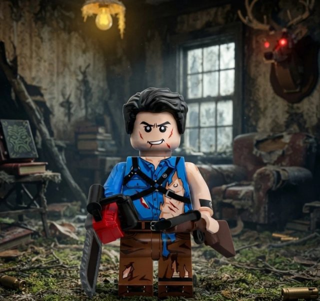 MiniFigura tipo Lego Halloween Posecion Infernal