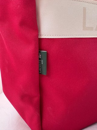 Mochila Lacoste Rosa y Fucsia