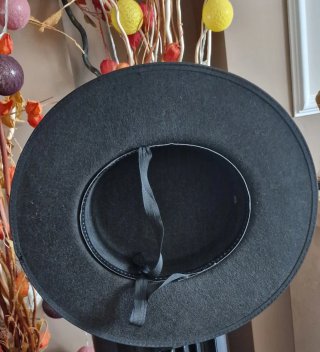 Sombrero Cordobés Negro Fieltro Nuevo