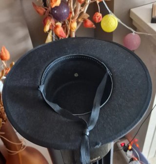 Sombrero Cordobés Negro Fieltro Nuevo