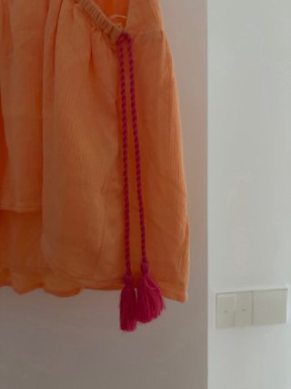Blusa Mango Teen M Naranja Rosa
