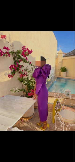 Vestido invitada boda morado