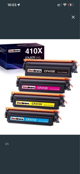 4x Tóner Compatible HP 410X Zambrero