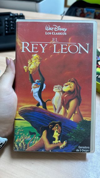 VHS El Rey León Disney Clásicos Español