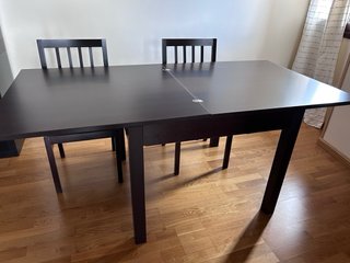 Mesa extensible IKEA madera
