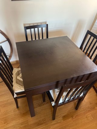 Mesa extensible IKEA madera